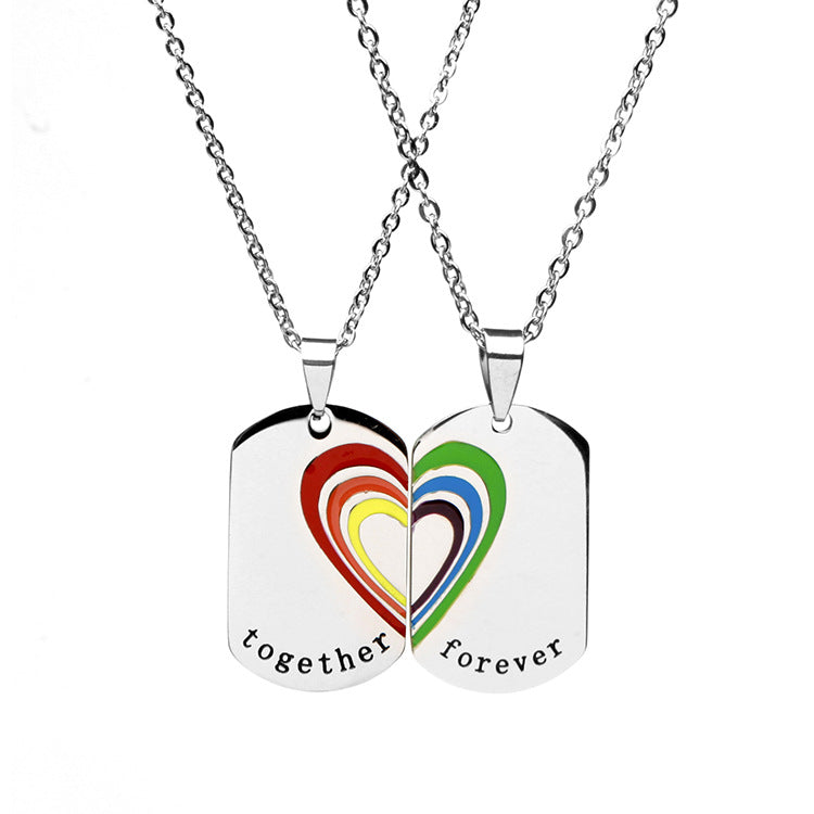 Forever Bond Stainless Steel Duo Necklaces